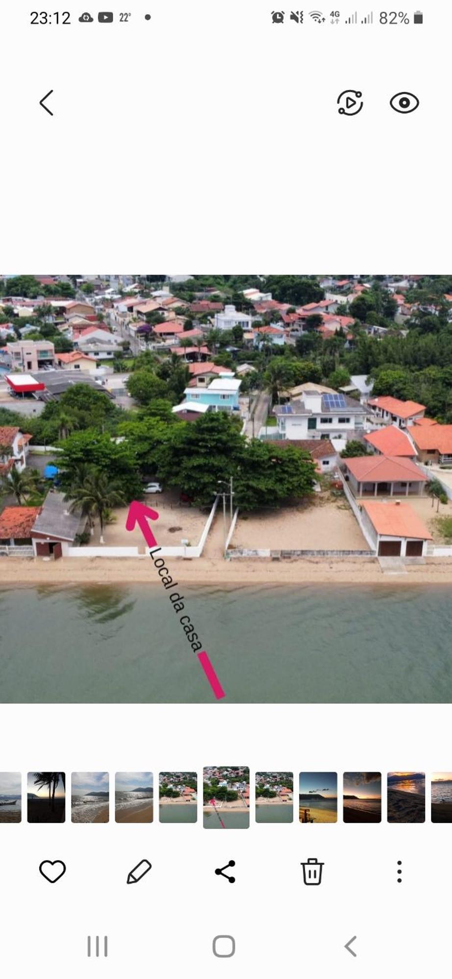Pe Na Areia, Casa Na Praia De Frente Para O Mar Florianópolis Εξωτερικό φωτογραφία