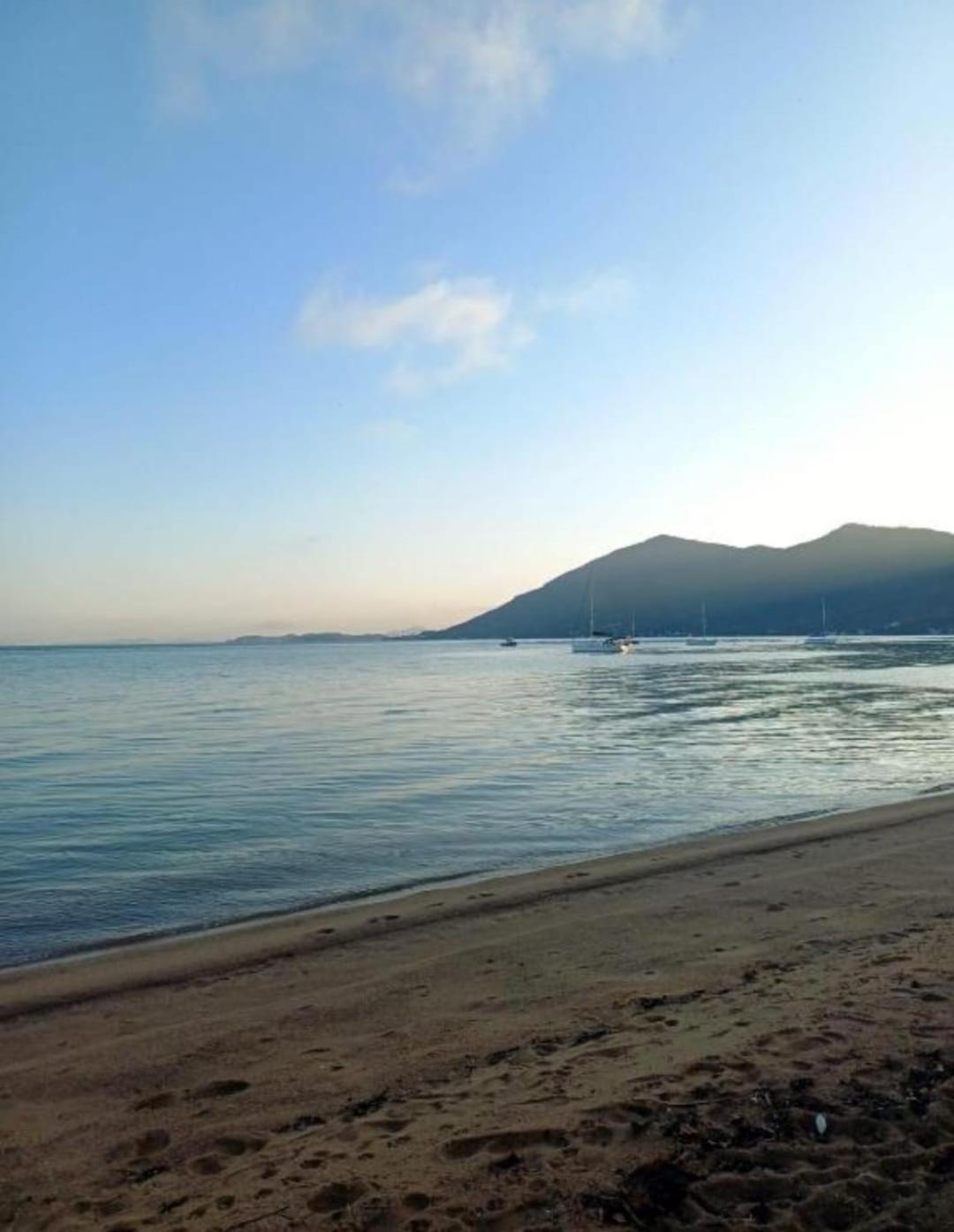Pe Na Areia, Casa Na Praia De Frente Para O Mar Florianópolis Εξωτερικό φωτογραφία